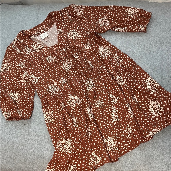 Knox Rose Dresses & Skirts - Knox Rose Womens Boho Dress Medium Loose Fit Casual Rayon Linen Blend